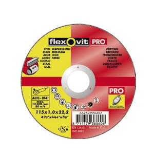 Pro Thin Cut Grinding Disc Flexovit A 60 S-B41 Pro Inox